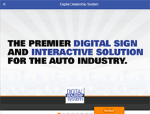 Tablet Screenshot of digitaldealershipsystem.com